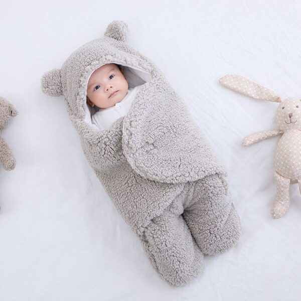 Baby Sleeping Bag Envelope for Newborn Baby Winter Swaddle Blanket - Image 6