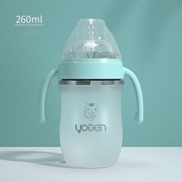 Baby Silicone Soft Anti-Drop Bottle With Straw - Image 5