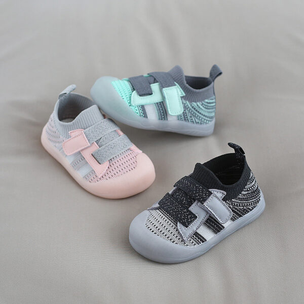 Baby Toddler Shoes Jelly Bottom Velcro Baby Shoes - Image 3