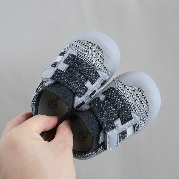 Baby Toddler Shoes Jelly Bottom Velcro Baby Shoes - Image 4