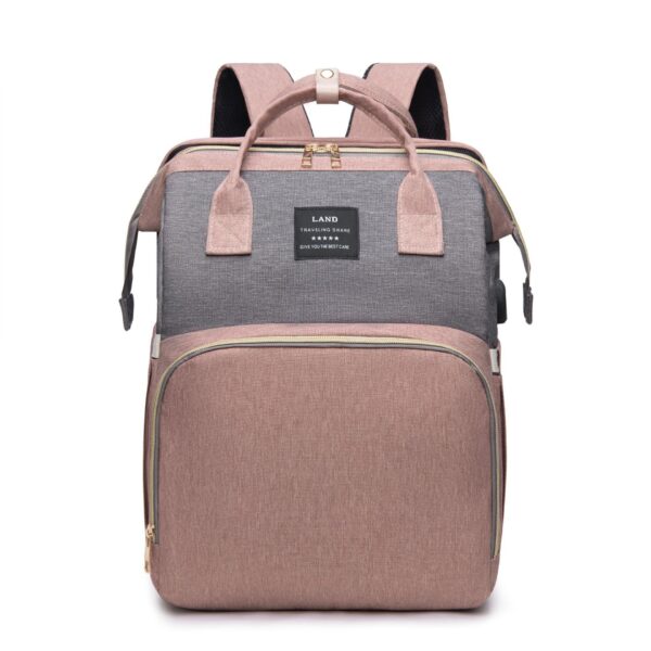 New Mummy Baby Crib Backpack Large Capacity Out Milk Insulated Bag Women - Image 10
