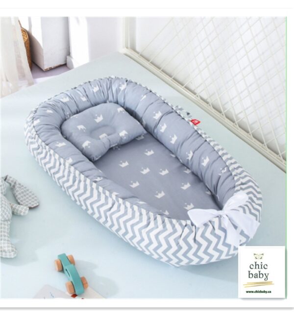 Baby Removable And Washable Bed Crib Portable Crib Travel Bed For Children Infant Kids Cotton Cradle - Image 4
