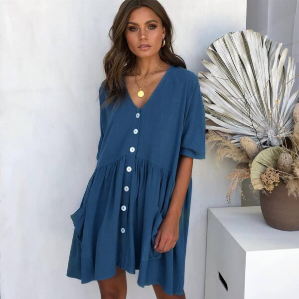 Lace Sleeveless Maternity Dress - Image 8