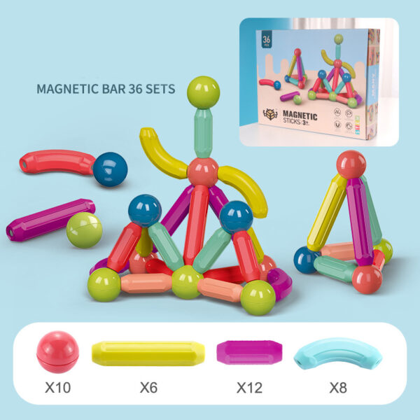 Baby Toys Magnetic Stick Building Blocks Game Magnets Children Set Kids Magnets For Children Magnetic Toy Bricks - Image 2