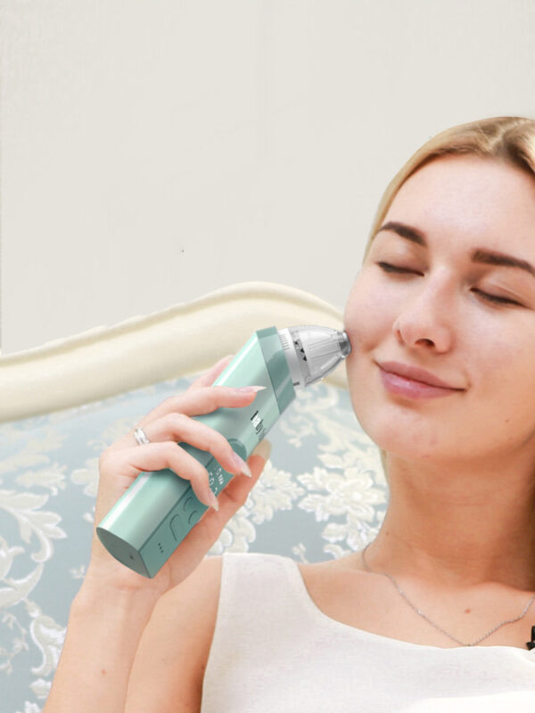 Nasal Aspirator Baby Electric Nasal Aspirator Newborn Baby Nose Cleaner Beauty Instrument Blackhead Remover Bab 2 In 1 - Image 3