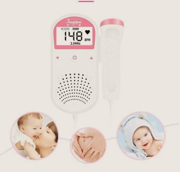 Fetal Heart Rate Monitor Home Pregnancy Baby Fetal Sound Heart Rate Detector - Image 9