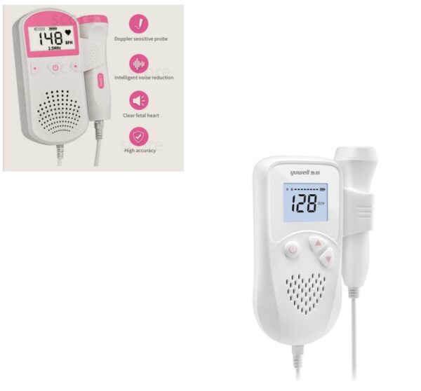 Fetal Heart Rate Monitor Home Pregnancy Baby Fetal Sound Heart Rate Detector - Image 6