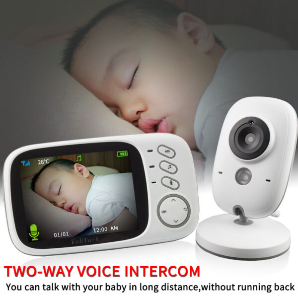 3.2 Inch Digital Baby Care Device Baby Monitor with Camera and Audio. - Image 2
