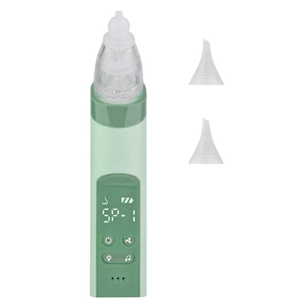 Nasal Aspirator Baby Electric Nasal Aspirator Newborn Baby Nose Cleaner Beauty Instrument Blackhead Remover Bab 2 In 1 - Image 5
